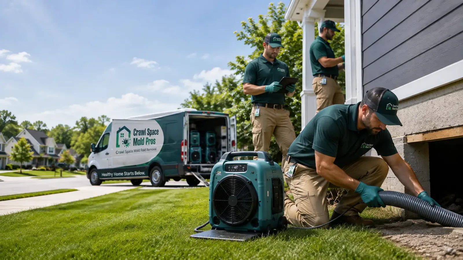 Crawl Space Mold Removal in Ceylon, MN